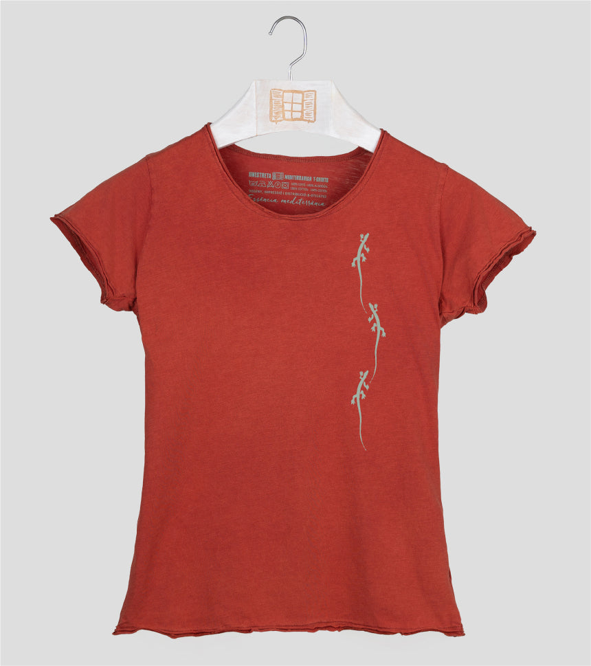 Camiseta manga corta Mujer Primes - arcilla