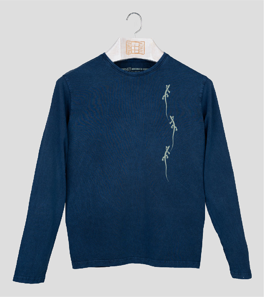 Camiseta manga larga Hombre Primes - azul-marino