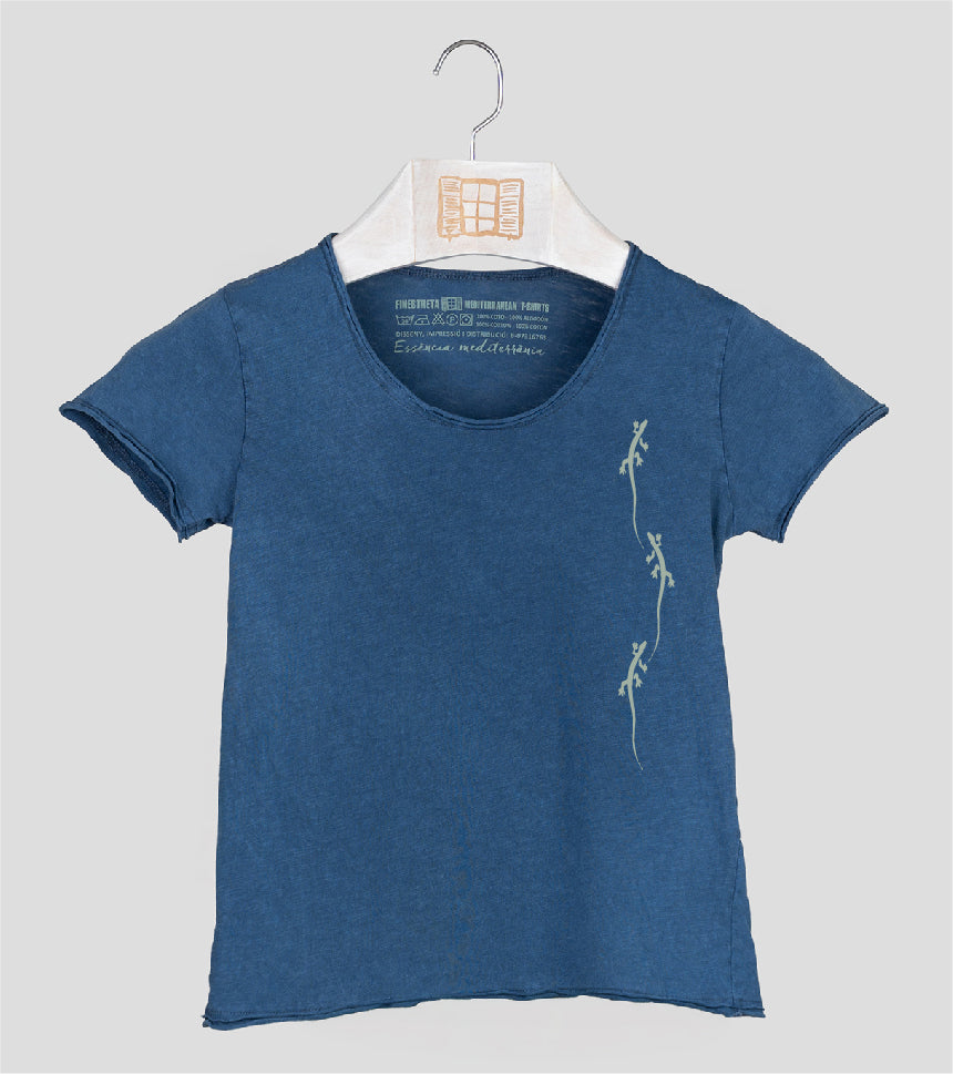 Camiseta manga corta Niña Primes - azul-marino