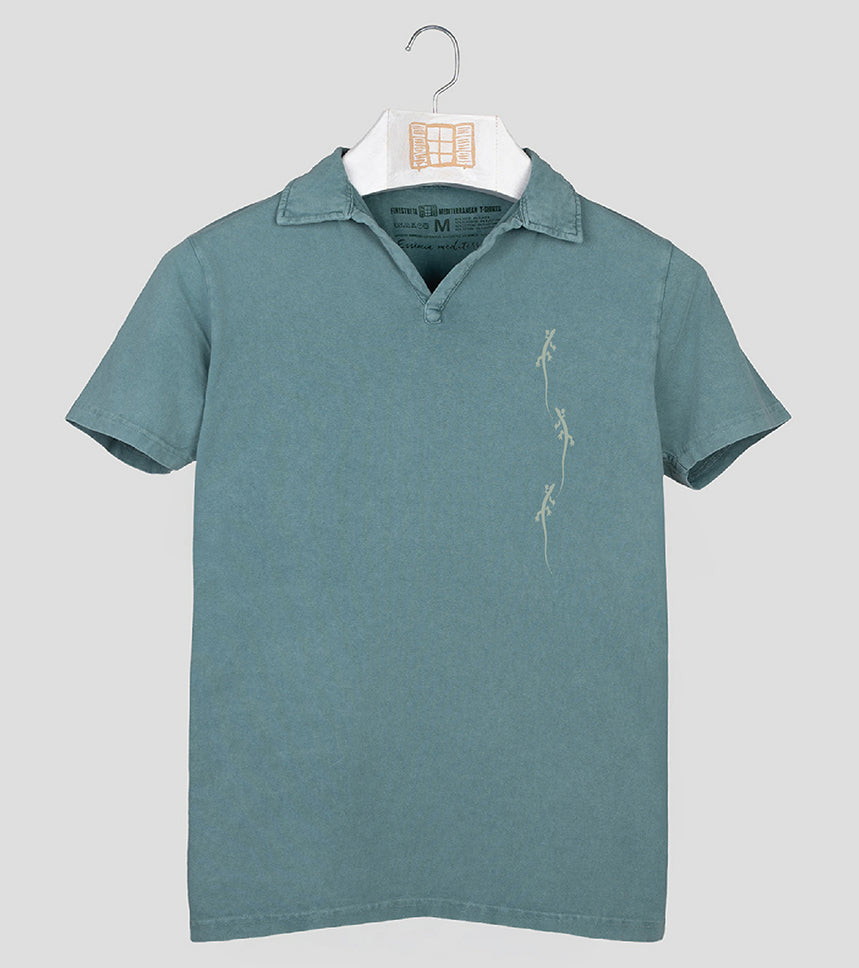 Polo manga corta Hombre Primes - esmeralda