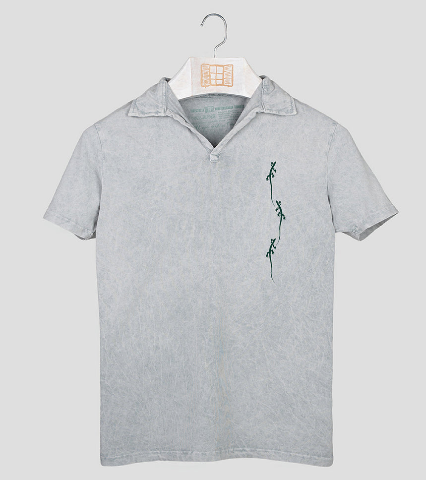 Polo manga corta Hombre Primes - gris