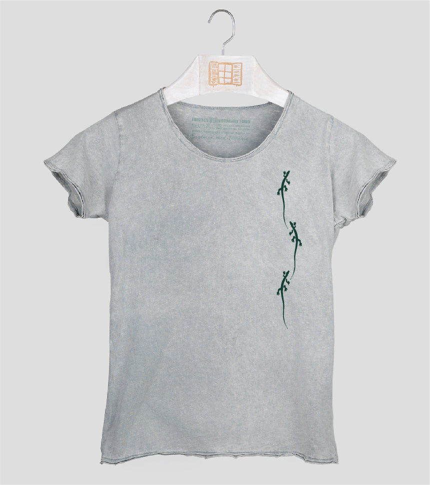 Camiseta manga corta Mujer Primes - gris