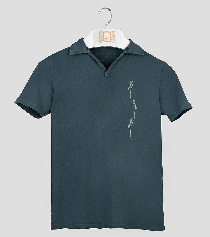 Polo manga corta Hombre Primes - plomo