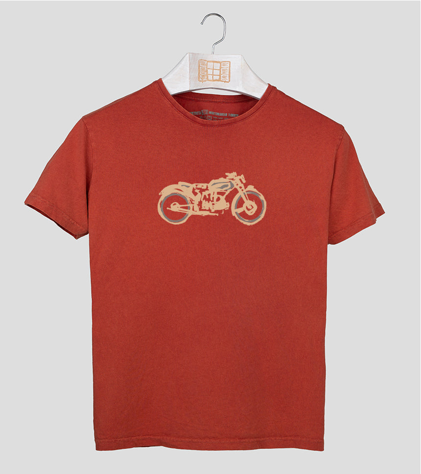Camiseta manga corta Hombre Guzzi - arcilla