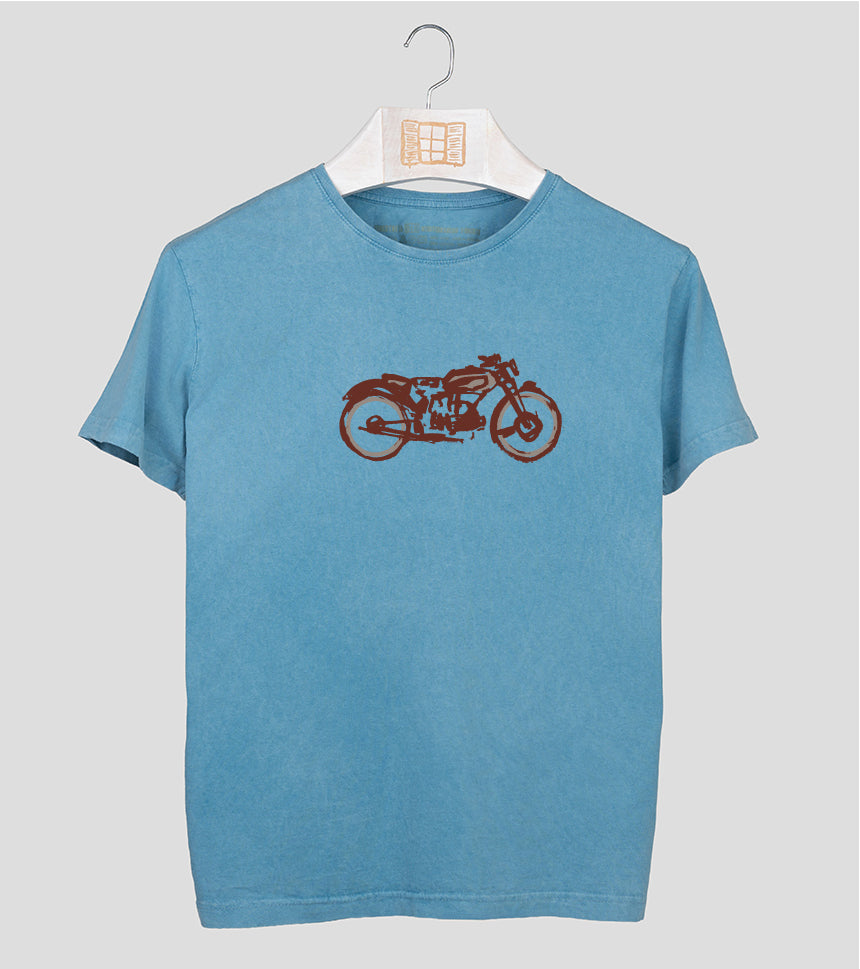 Camiseta manga corta Hombre Guzzi - aqua