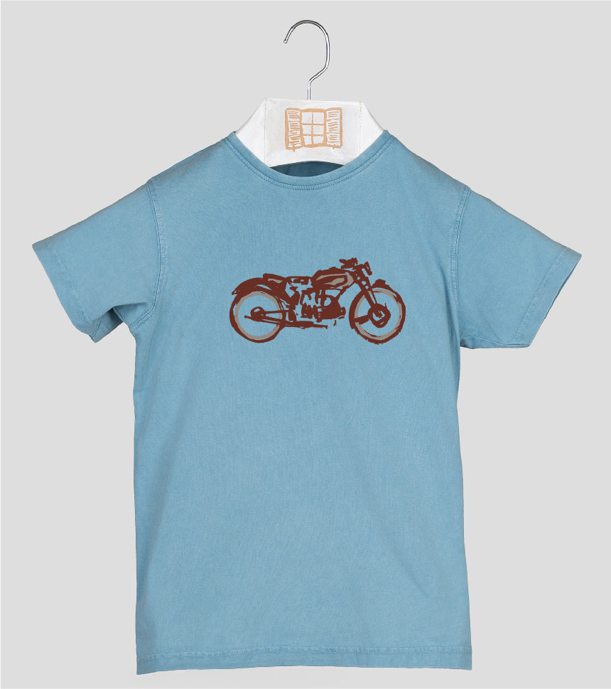Camiseta manga corta Niño Guzzi - aqua