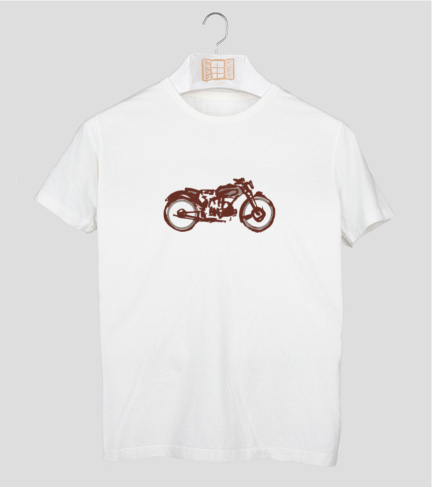 Camiseta manga corta Hombre Guzzi - crudo