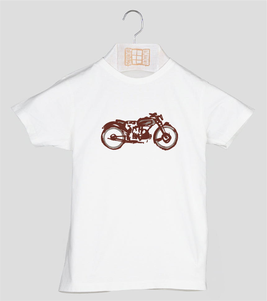 Camiseta manga corta Niño Guzzi - crudo