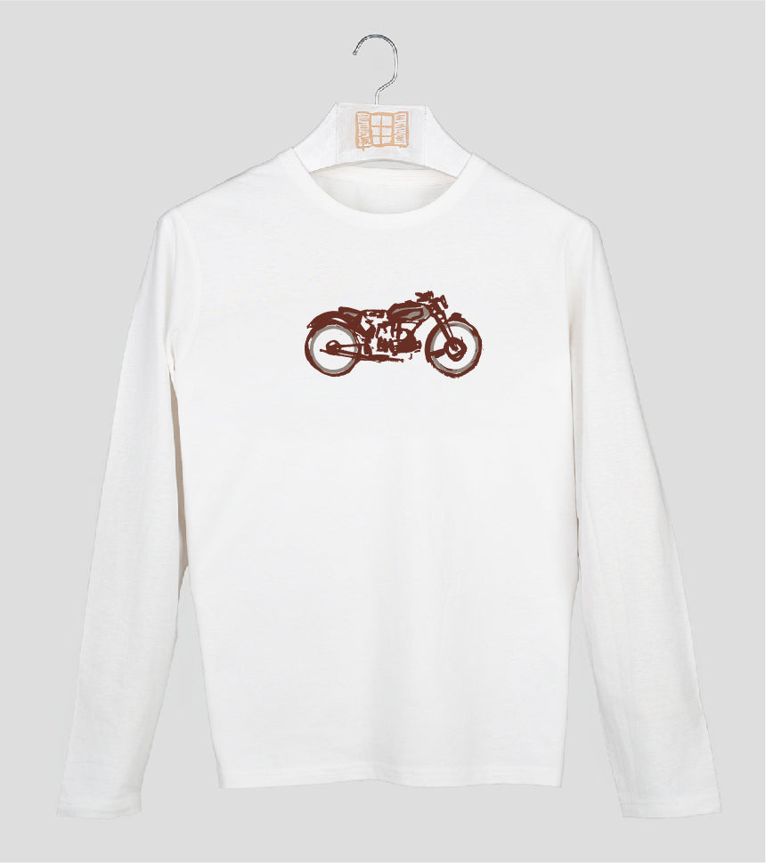 Camiseta manga larga Hombre Guzzi - crudo
