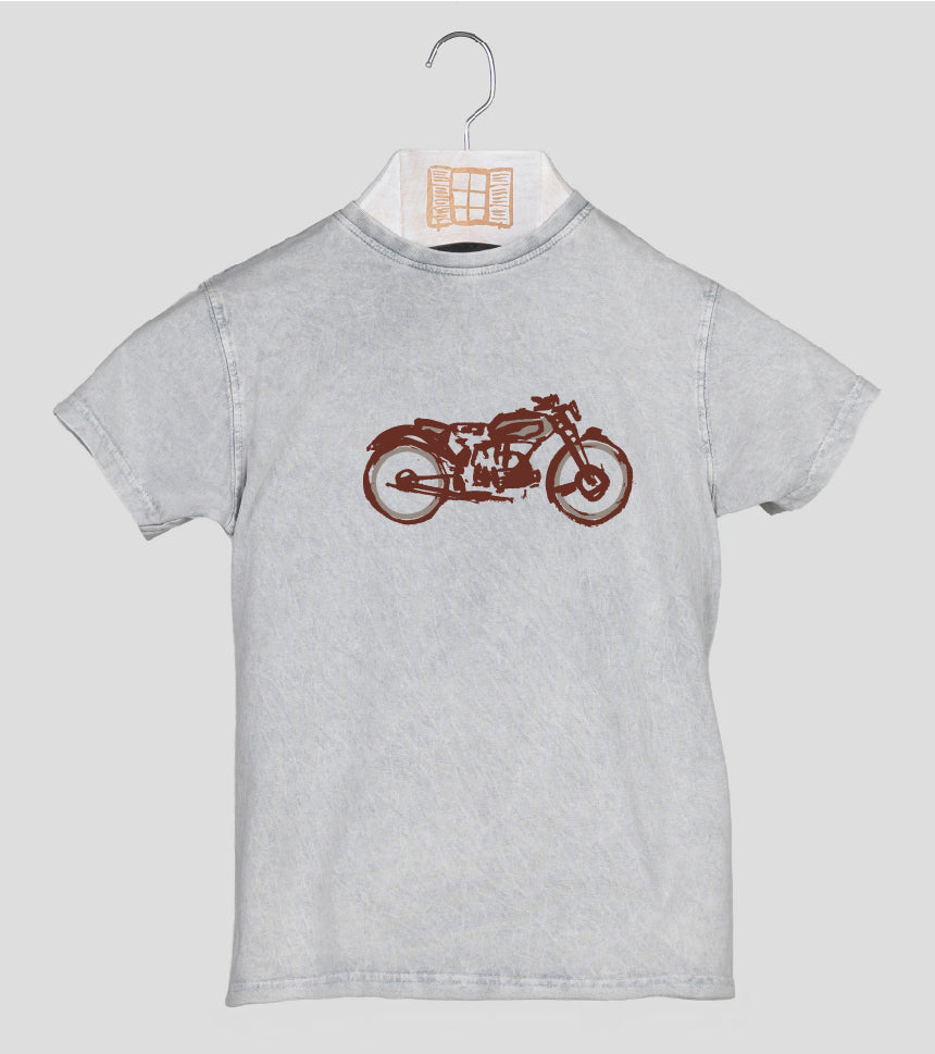 Camiseta manga corta Niño Guzzi - gris