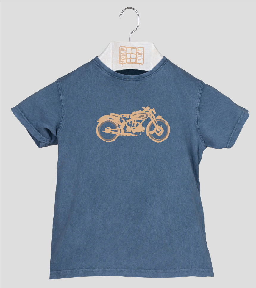 Camiseta manga corta Niño Guzzi - indigo
