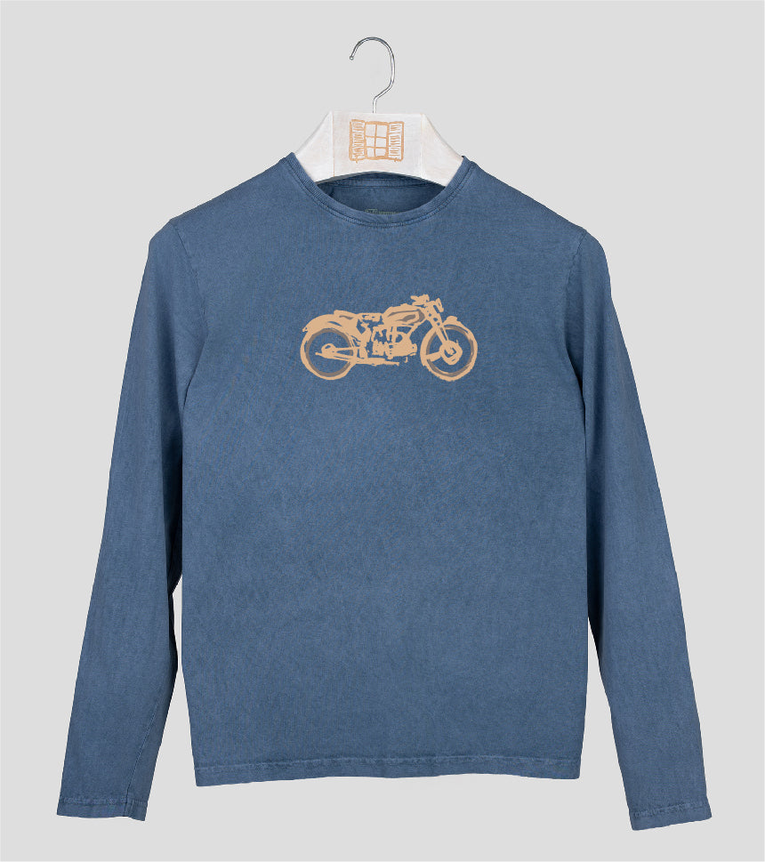 Camiseta manga larga Hombre Guzzi - indigo