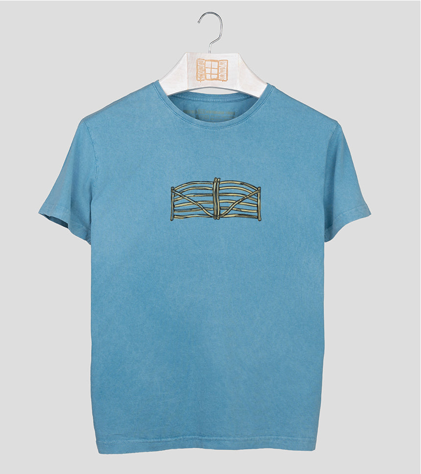 Camiseta manga corta Hombre Barrera - aqua