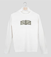 Camiseta manga larga Hombre Barrera - crudo