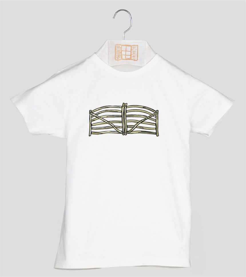 Camiseta manga corta Niño Barrera - crudo