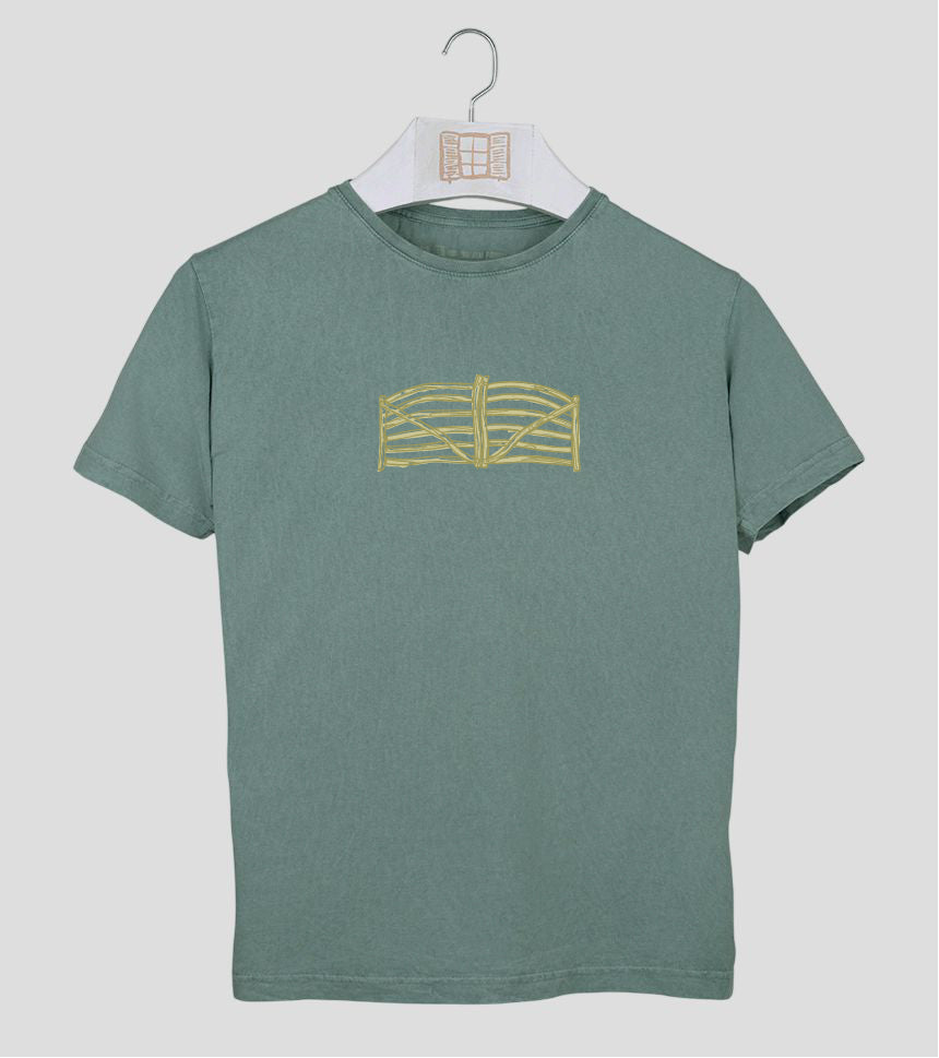 Camiseta manga corta Hombre Barrera - esmeralda