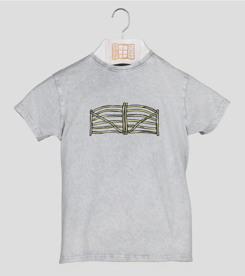 Camiseta manga corta Niño Barrera - gris