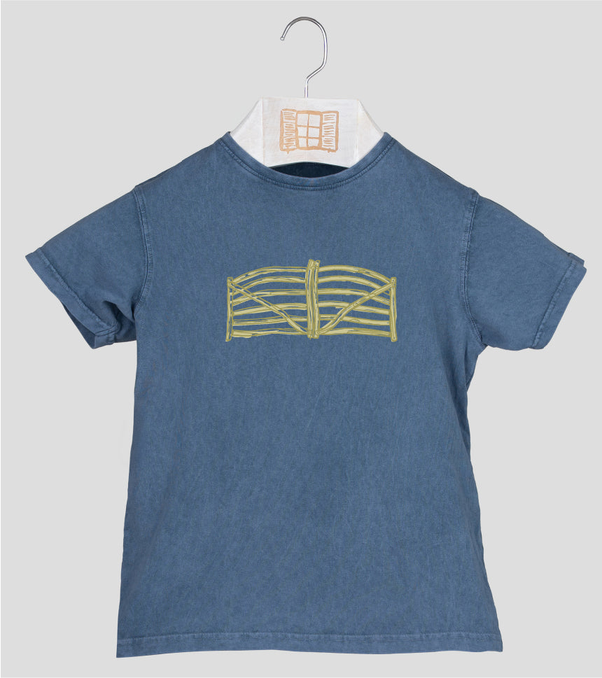 Camiseta manga corta Niño Barrera - indigo