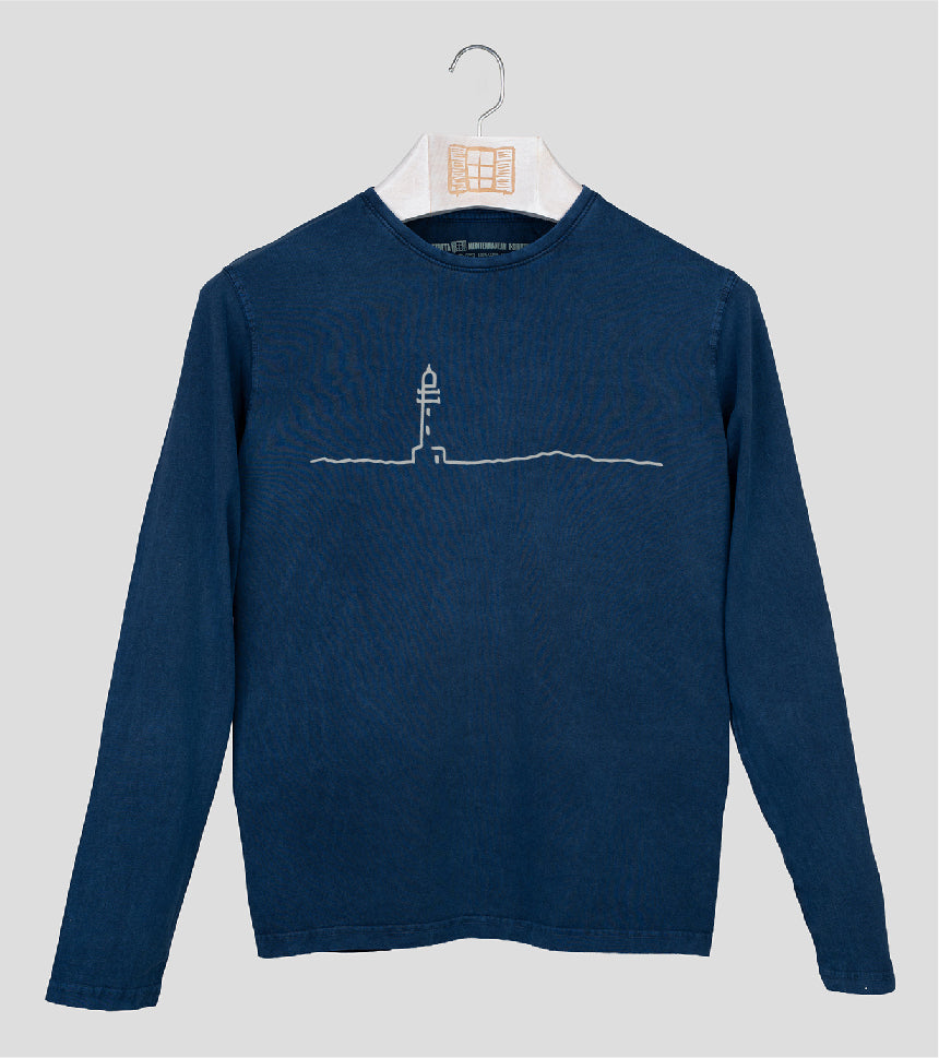 Camiseta manga larga Hombre Petit - azul-marino