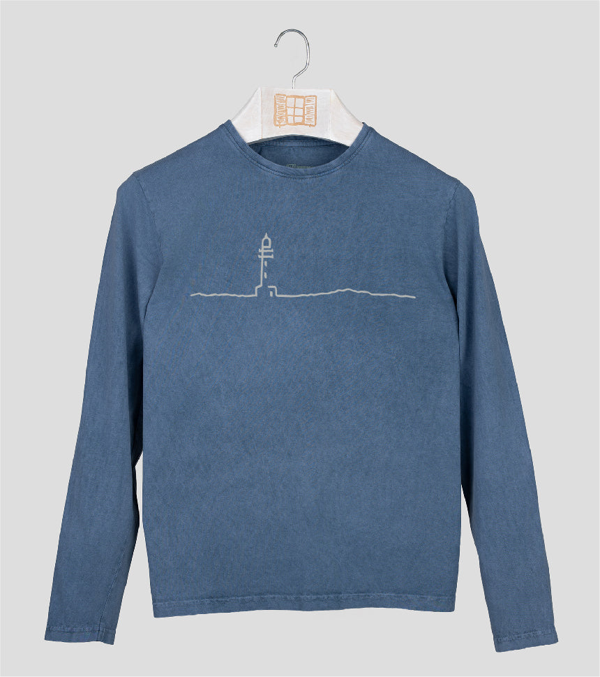 Camiseta manga larga Hombre Petit - indigo