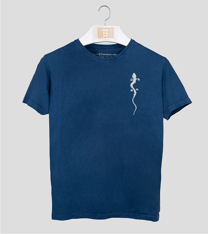 Camiseta manga corta Hombre Pinzellades - azul-marino