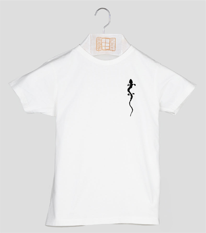 Camiseta manga corta Niño Pinzellades - crudo