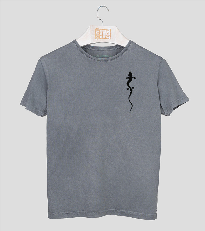 Camiseta manga corta Hombre Pinzellades - piedra