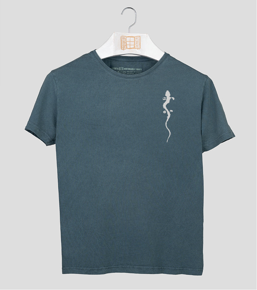 Camiseta manga corta Hombre Pinzellades - plomo