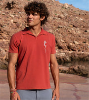 Men's Pinzellades Short-Sleeve Polo Shirt