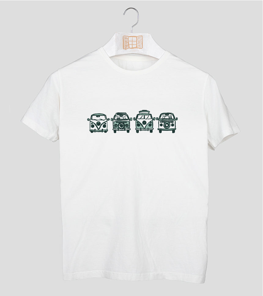 Camiseta manga corta Hombre Happy - crudo