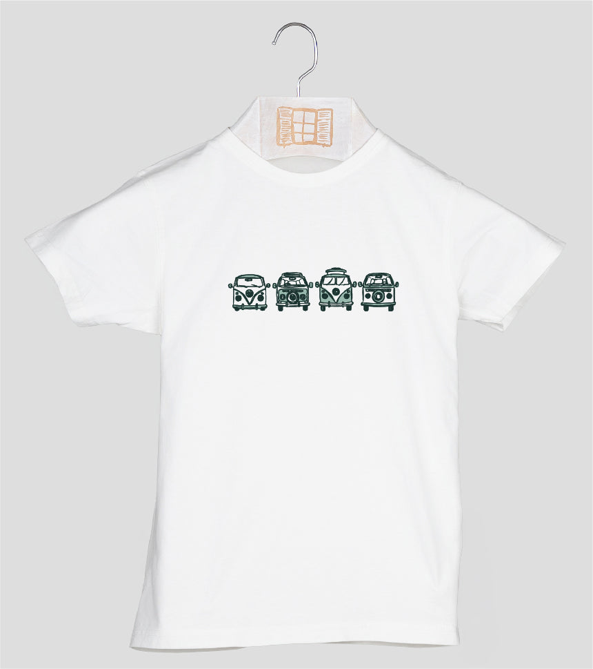 Camiseta manga corta Niño Happy - crudo