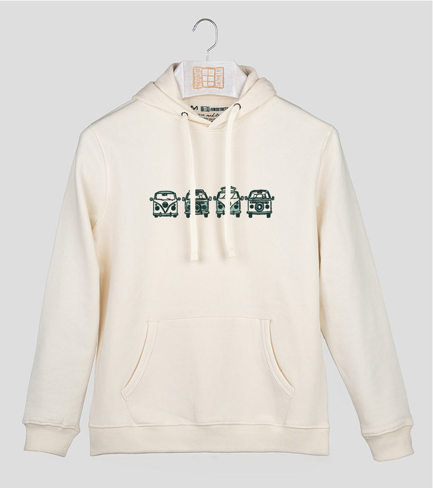 Sudadera Hombre Happy - crudo