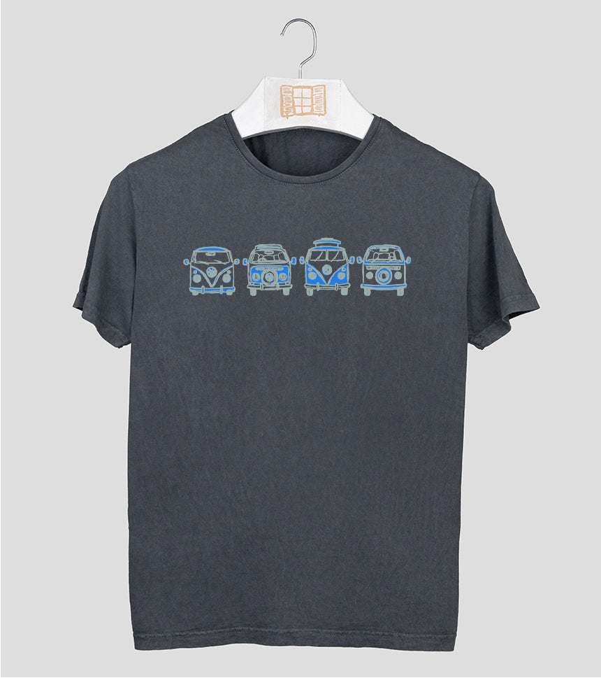 Camiseta manga corta Hombre Happy - marengo