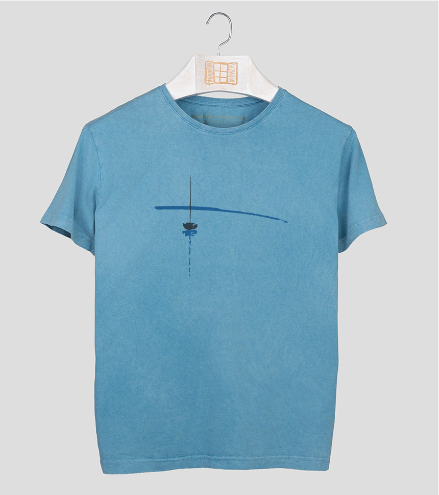 Camiseta manga corta Reposat - aqua