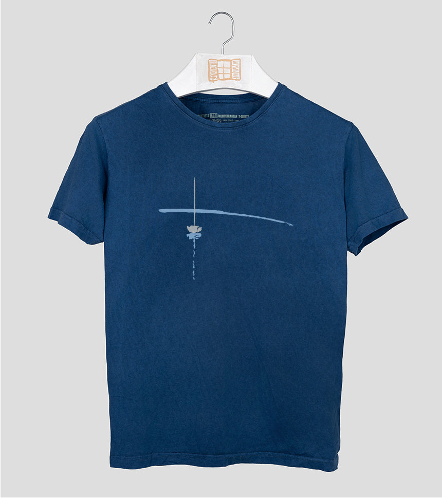 Camiseta manga corta Reposat - azul-marino