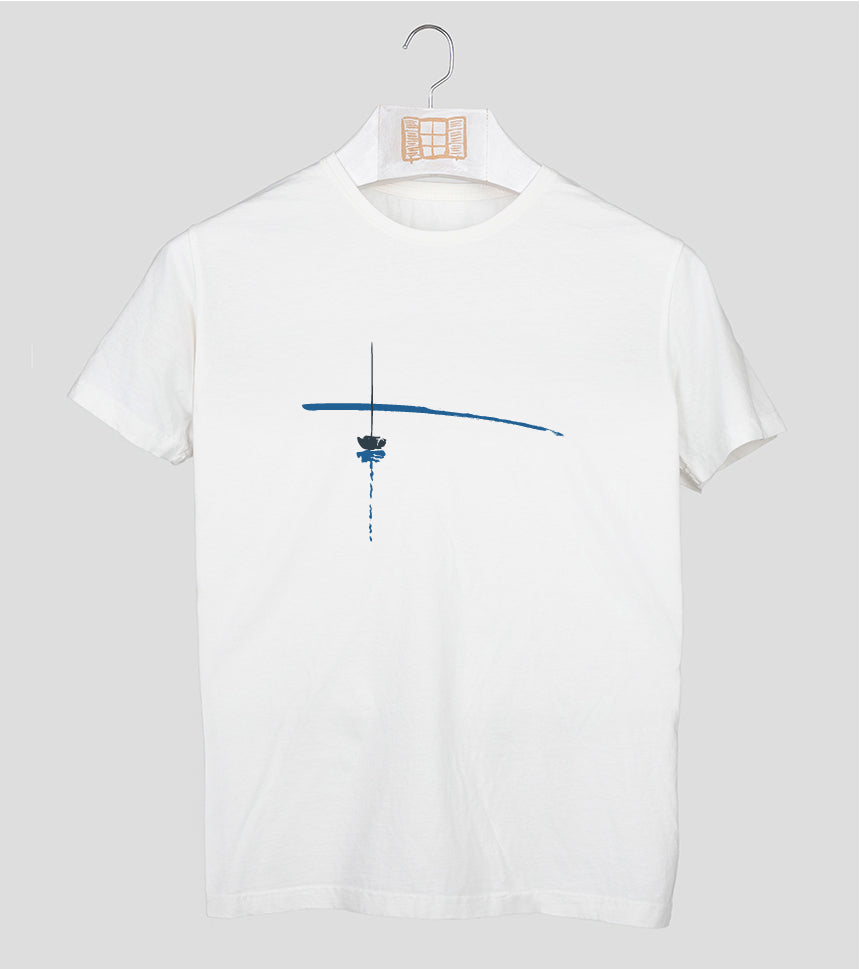 Camiseta manga corta Reposat - crudo