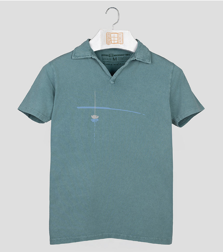 Polo manga corta Hombre Reposat - esmeralda