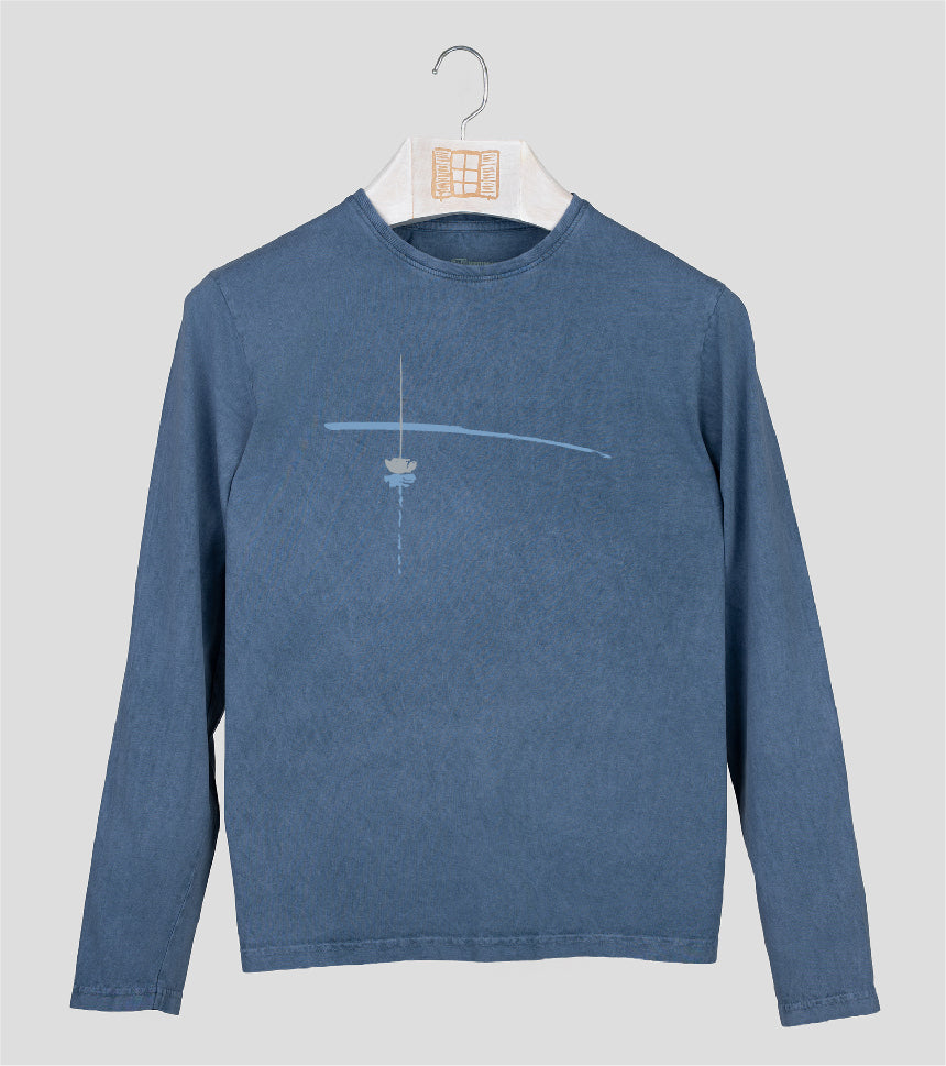Camiseta manga larga Hombre Reposat - indigo