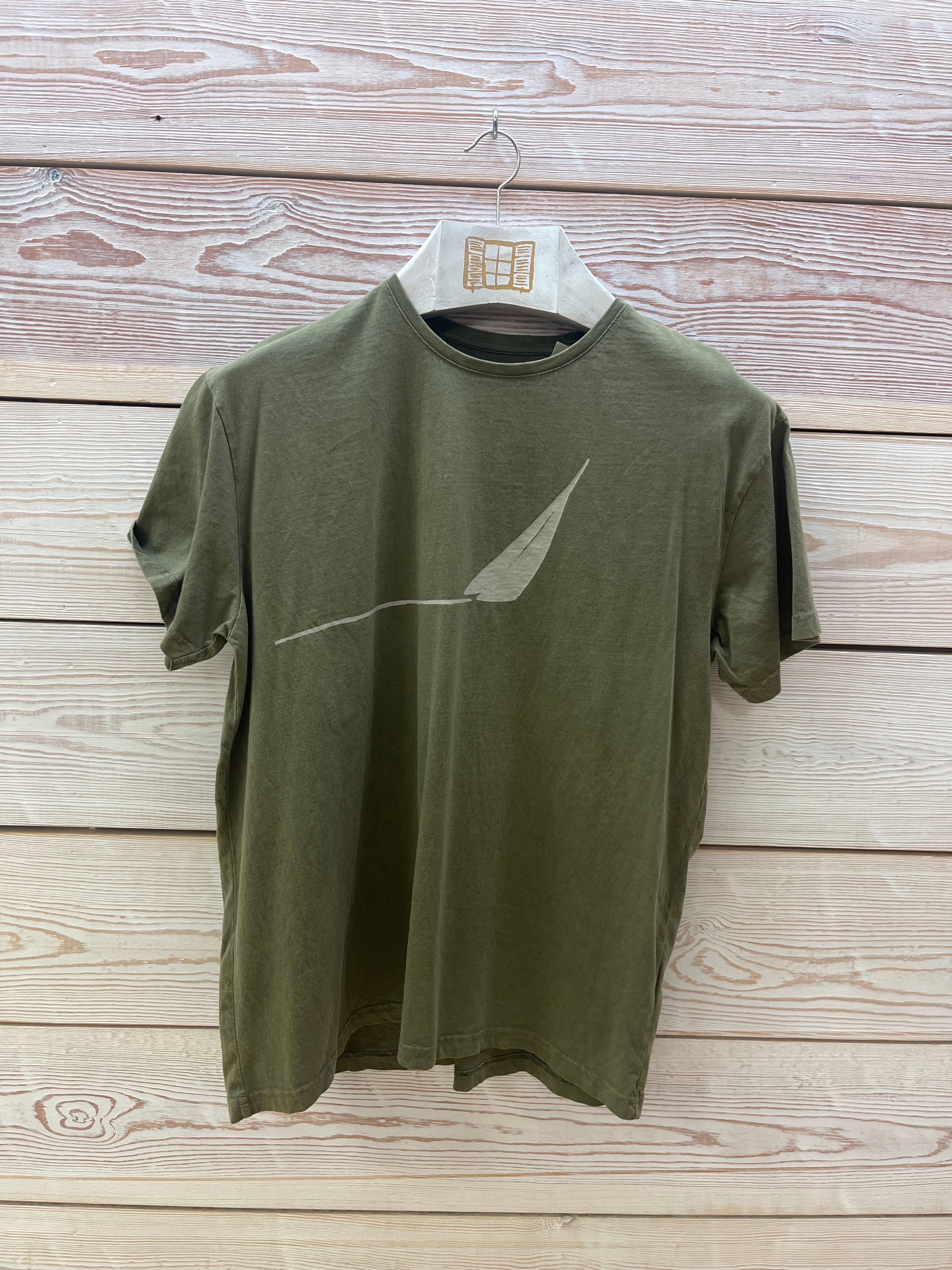 Camiseta manga corta Hombre Outlet talla L color Zelene