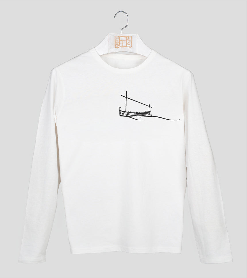 Camiseta manga larga Hombre Capvespre - crudo