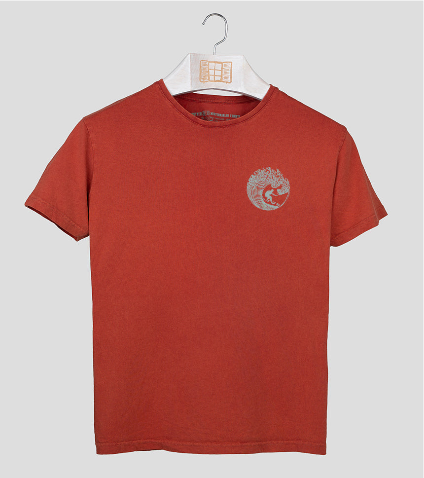 Camiseta manga corta Zarauz - arcilla