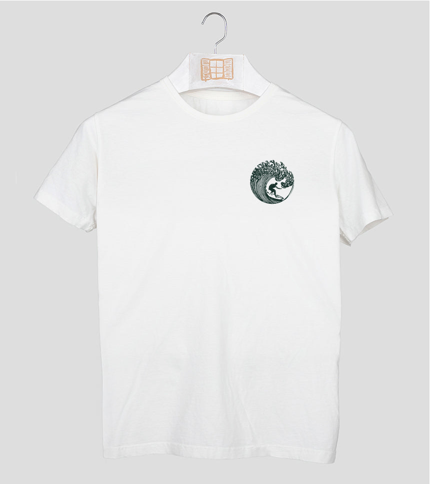 Camiseta manga corta Zarauz - crudo