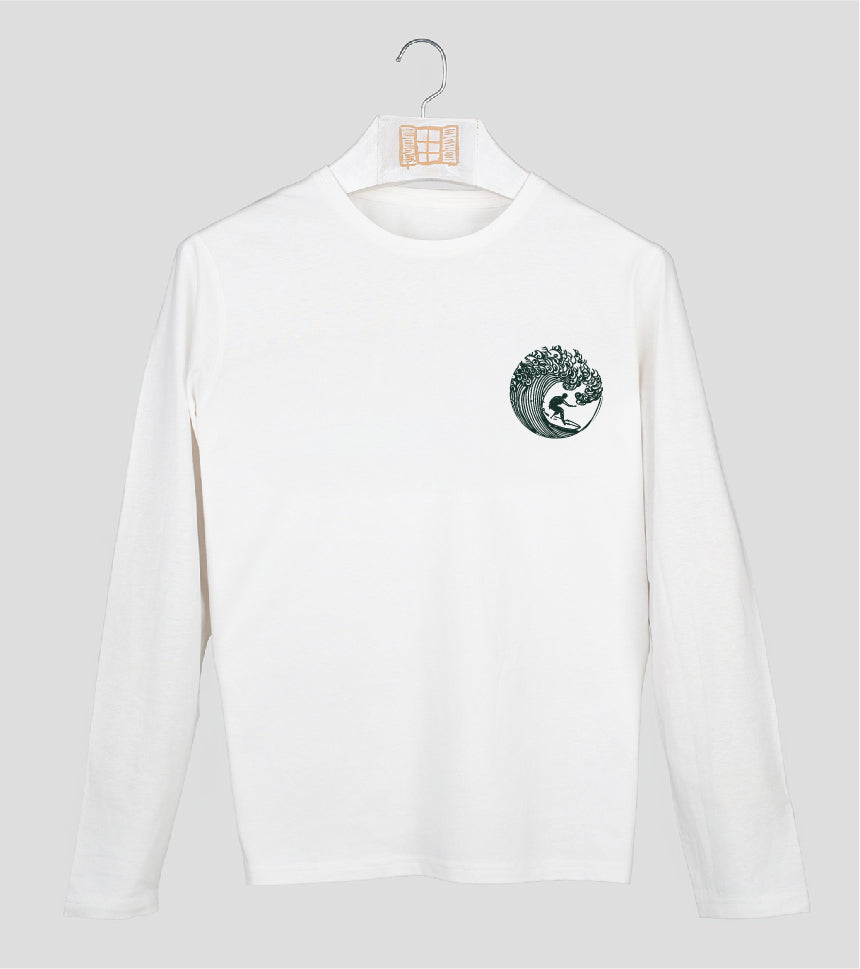 Camiseta manga larga Hombre Zarauz - crudo