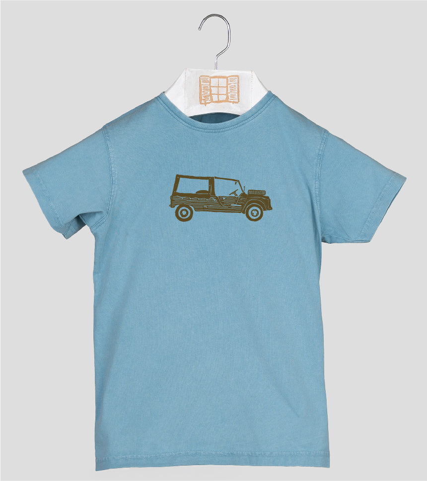 Camiseta manga corta Niño Mehari - aqua
