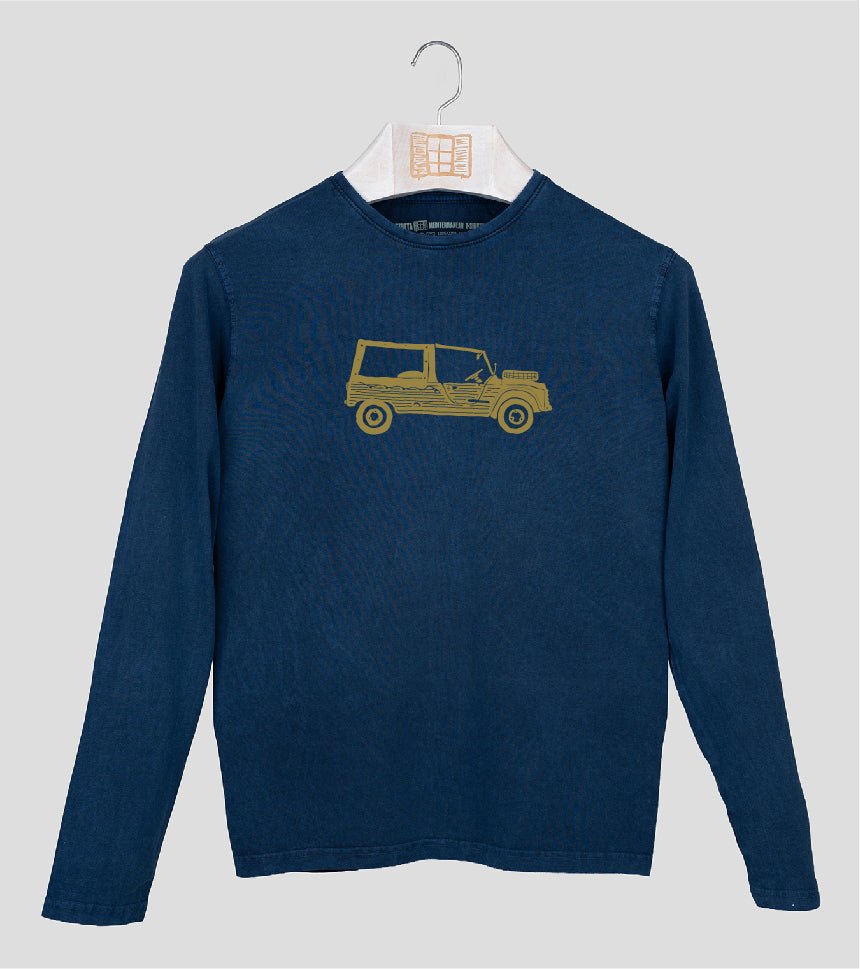 Camiseta manga larga Hombre Mehari - azul-marino