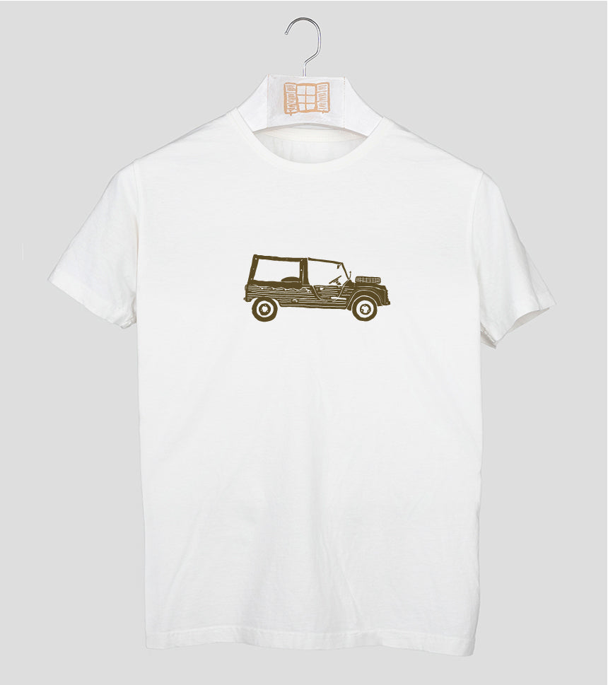 Camiseta manga corta Hombre Mehari - crudo