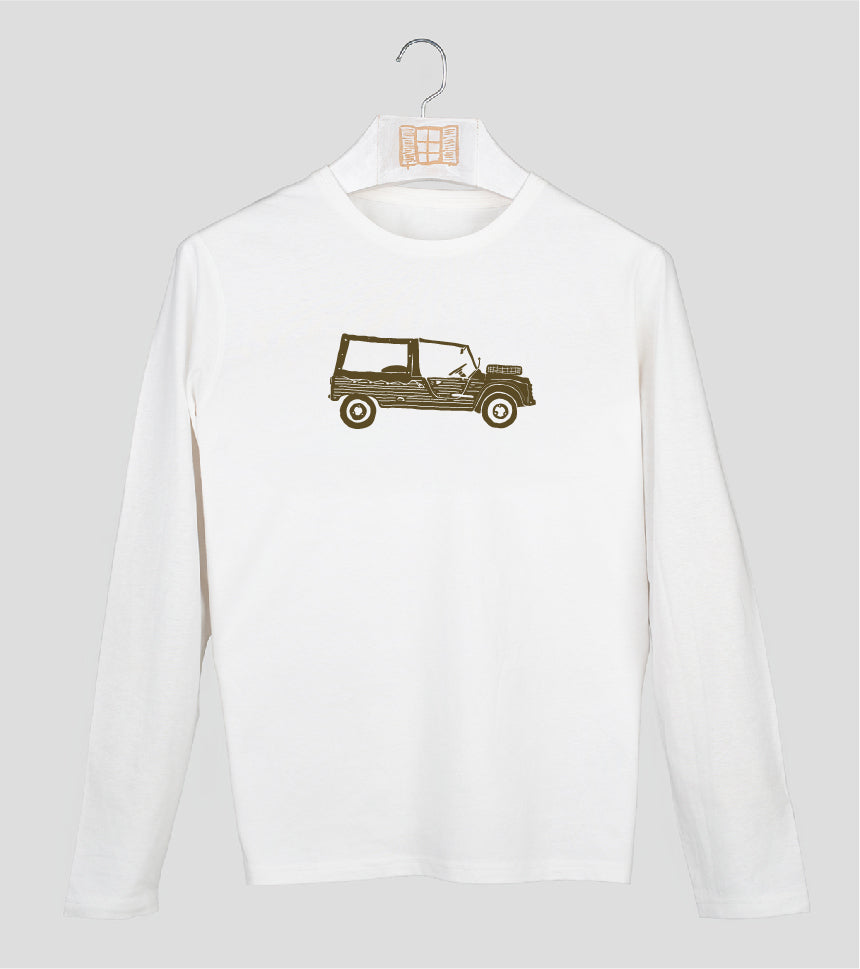 Camiseta manga larga Hombre Mehari - crudo