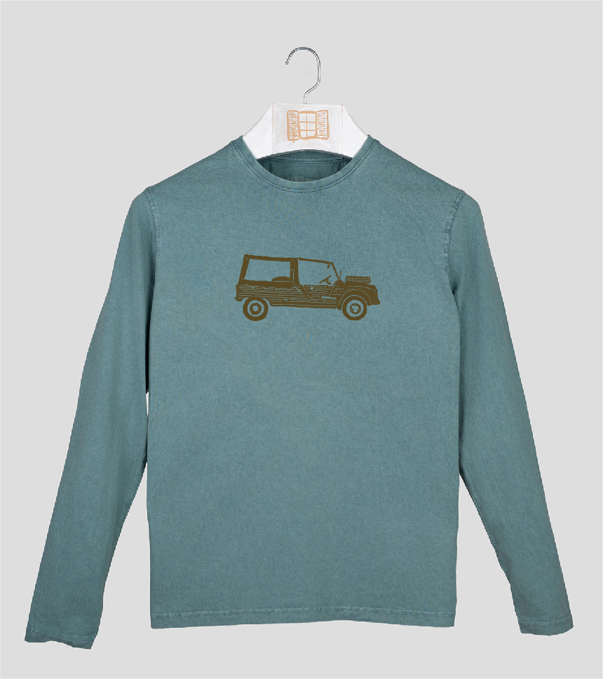 Camiseta manga larga Hombre Mehari - esmeralda