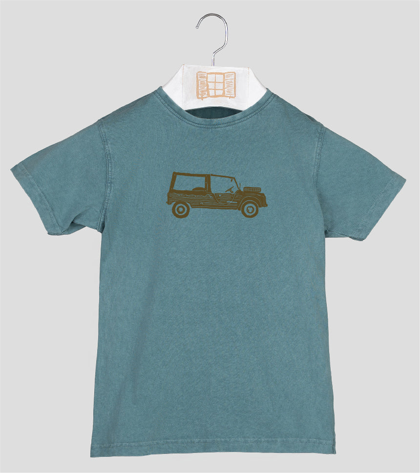 Camiseta manga corta Niño Mehari - esmeralda