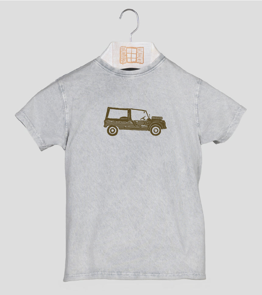 Camiseta manga corta Niño Mehari - gris